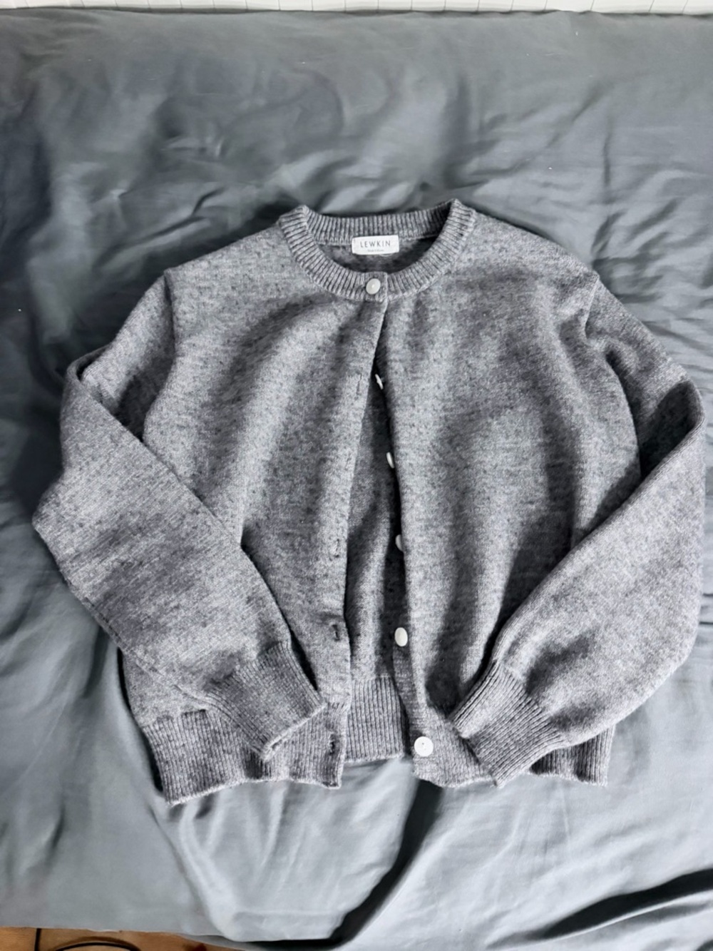LEWKIN GRAY CARDIGAN